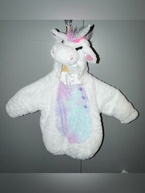 Unicorn Costume 0-6 months Infant Girls Hooded Plush costume